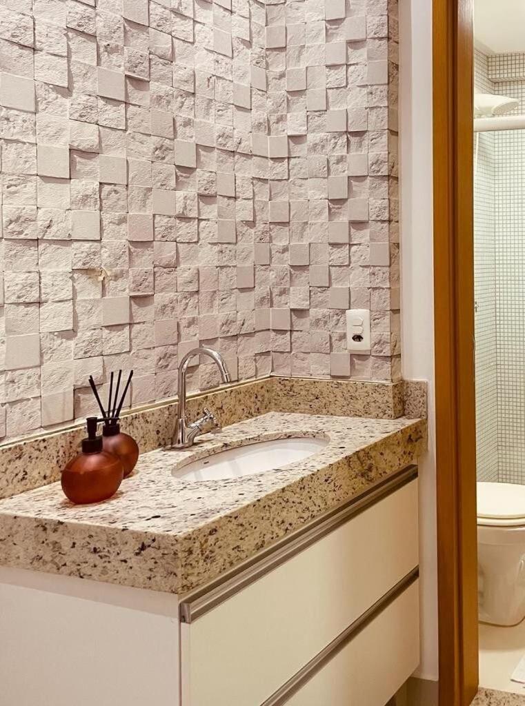 2 Qts.| 4 Hosp. | Ao Lado Do Goiania Shopping Apartment Luaran gambar