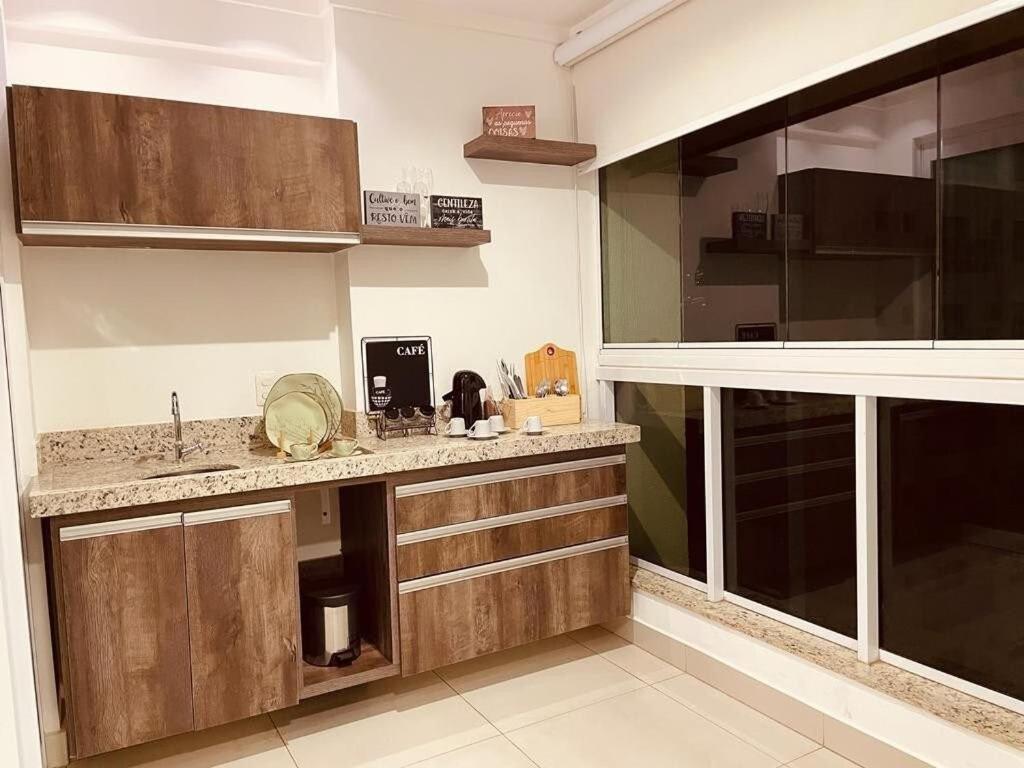 2 Qts.| 4 Hosp. | Ao Lado Do Goiania Shopping Apartment Luaran gambar