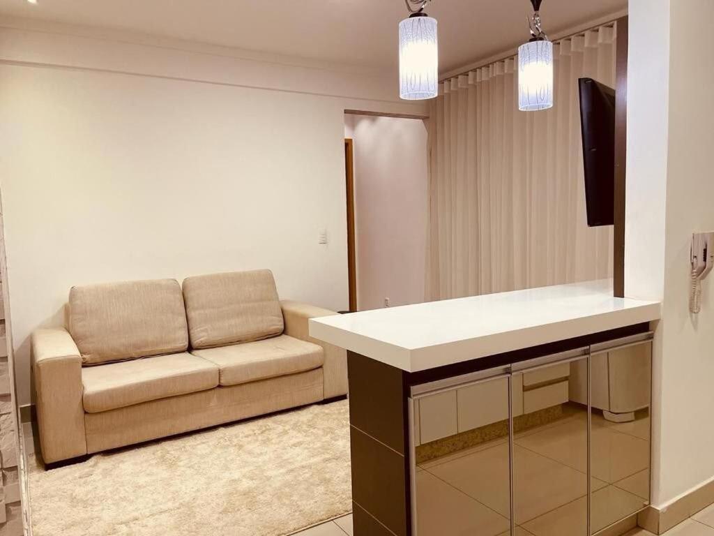 2 Qts.| 4 Hosp. | Ao Lado Do Goiania Shopping Apartment Luaran gambar