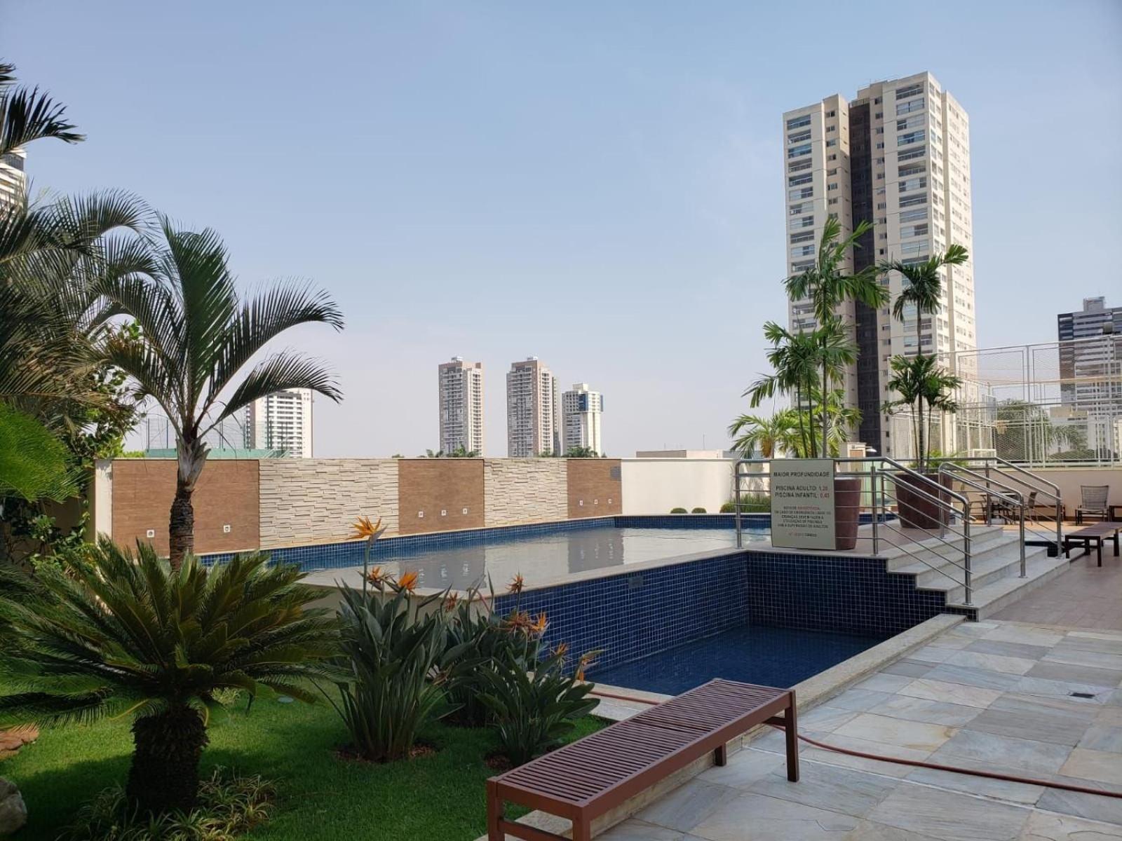 2 Qts.| 4 Hosp. | Ao Lado Do Goiania Shopping Apartment Luaran gambar