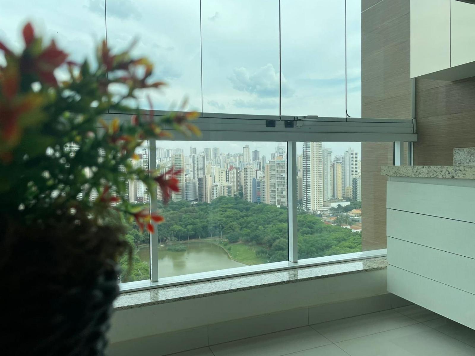 2 Qts.| 4 Hosp. | Ao Lado Do Goiania Shopping Apartment Luaran gambar